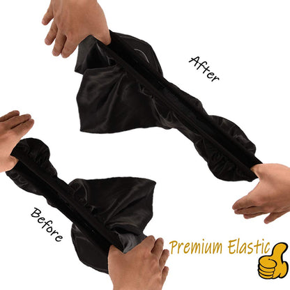 Luxurious Silk Satin Bonnets for Women - 3 Pcs Soft Elastic Hair Wraps for Comfortable Sleep and Hair Care